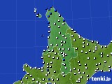 道北のアメダス実況(風向・風速)(2015年06月30日)