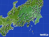 2015年07月01日の関東・甲信地方のアメダス(降水量)