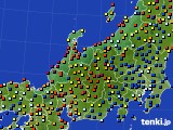 2015年07月02日の北陸地方のアメダス(日照時間)