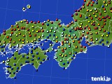 2015年07月02日の近畿地方のアメダス(日照時間)