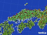 2015年07月02日の中国地方のアメダス(日照時間)