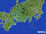 東海地方のアメダス実況(風向・風速)(2015年07月02日)