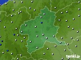 2015年07月02日の群馬県のアメダス(風向・風速)