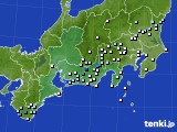 2015年07月03日の東海地方のアメダス(降水量)