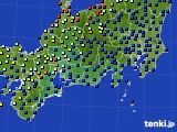 2015年07月03日の東海地方のアメダス(日照時間)