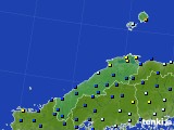 2015年07月03日の島根県のアメダス(日照時間)