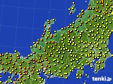 北陸地方のアメダス実況(気温)(2015年07月03日)
