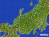 2015年07月03日の北陸地方のアメダス(気温)