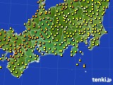東海地方のアメダス実況(気温)(2015年07月03日)