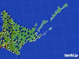 道東のアメダス実況(日照時間)(2015年07月04日)