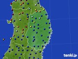岩手県のアメダス実況(日照時間)(2015年07月04日)
