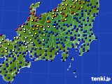関東・甲信地方のアメダス実況(日照時間)(2015年07月05日)
