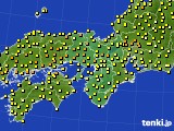 近畿地方のアメダス実況(気温)(2015年07月05日)