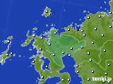 佐賀県のアメダス実況(風向・風速)(2015年07月05日)