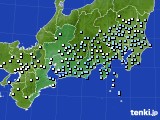 2015年07月06日の東海地方のアメダス(降水量)
