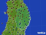 岩手県のアメダス実況(日照時間)(2015年07月06日)