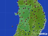 秋田県のアメダス実況(日照時間)(2015年07月06日)