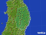 岩手県のアメダス実況(気温)(2015年07月06日)