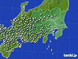 2015年07月07日の関東・甲信地方のアメダス(降水量)