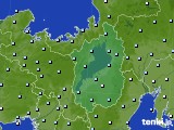 滋賀県のアメダス実況(降水量)(2015年07月07日)