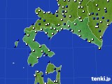 2015年07月07日の道南のアメダス(風向・風速)