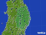 2015年07月07日の岩手県のアメダス(風向・風速)