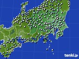 2015年07月08日の関東・甲信地方のアメダス(降水量)