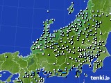 北陸地方のアメダス実況(降水量)(2015年07月08日)