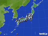 アメダス実況(降水量)(2015年07月08日)