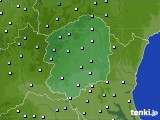 栃木県のアメダス実況(降水量)(2015年07月08日)