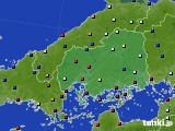 広島県のアメダス実況(日照時間)(2015年07月09日)