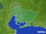 愛知県のアメダス実況(気温)(2015年07月09日)