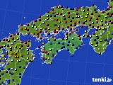 2015年07月10日の四国地方のアメダス(日照時間)