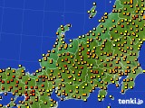 2015年07月10日の北陸地方のアメダス(気温)