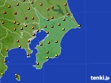 千葉県のアメダス実況(気温)(2015年07月10日)