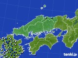 中国地方のアメダス実況(降水量)(2015年07月11日)