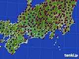 東海地方のアメダス実況(日照時間)(2015年07月11日)