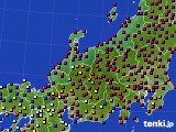 2015年07月12日の北陸地方のアメダス(日照時間)