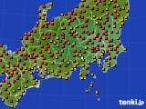 2015年07月12日の関東・甲信地方のアメダス(気温)