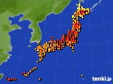 2015年07月12日のアメダス(気温)