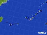 沖縄地方のアメダス実況(風向・風速)(2015年07月12日)