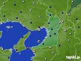 大阪府のアメダス実況(風向・風速)(2015年07月13日)