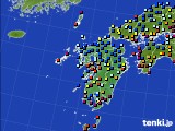 九州地方のアメダス実況(日照時間)(2015年07月14日)