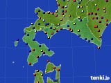 道南のアメダス実況(日照時間)(2015年07月14日)