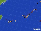 2015年07月14日の沖縄地方のアメダス(気温)