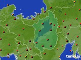 2015年07月14日の滋賀県のアメダス(気温)