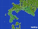 2015年07月14日の道南のアメダス(風向・風速)
