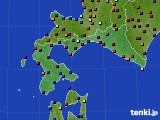 道南のアメダス実況(日照時間)(2015年07月15日)