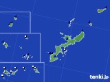 2015年07月15日の沖縄県のアメダス(風向・風速)