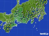 2015年07月16日の東海地方のアメダス(降水量)